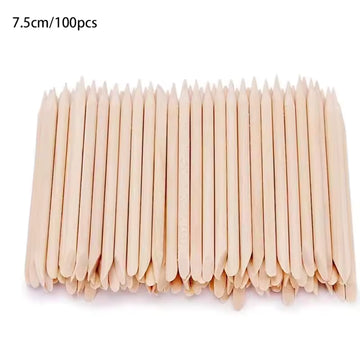 Wooden Cuticle Pusher Sticks