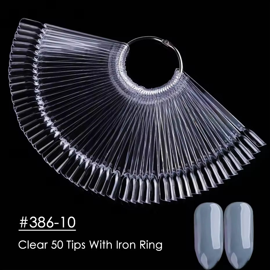 False Nail Display Tips - 50 Pcs