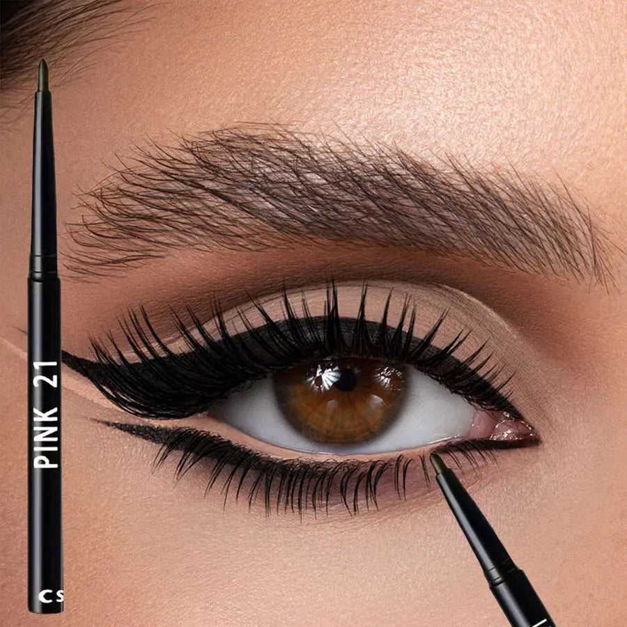 5-Pack Waterproof Black Eyeliner Pencils