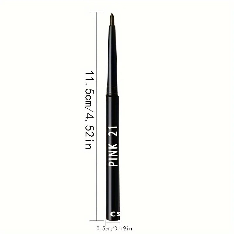 5-Pack Waterproof Black Eyeliner Pencils
