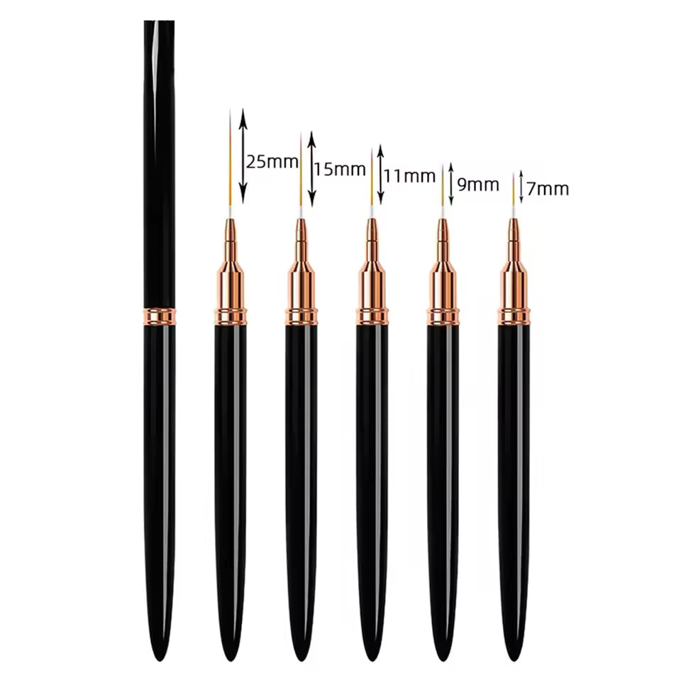 5-Piece Nail Art Liner Brush Set