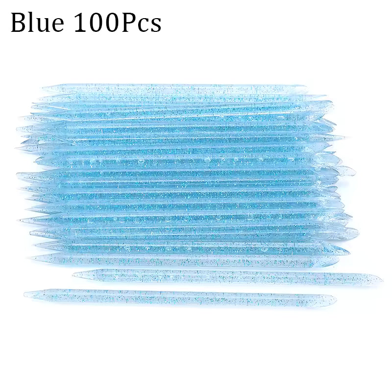 Reusable Double-Ended Crystal Cuticle Pusher Sticks