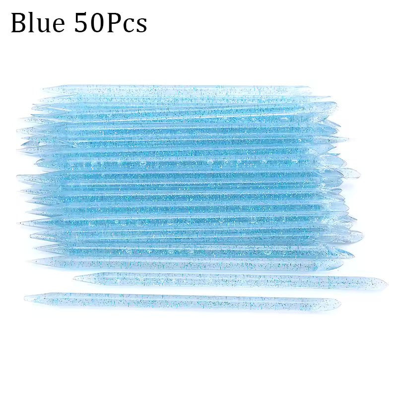 Reusable Double-Ended Crystal Cuticle Pusher Sticks