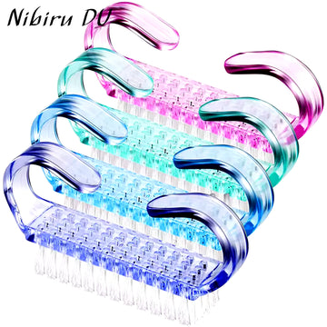 Multicolor Nail Cleaning Brushes