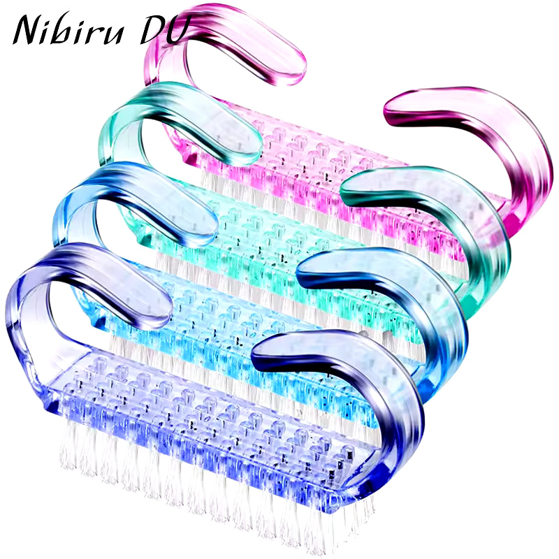 Multicolor Nail Cleaning Brushes