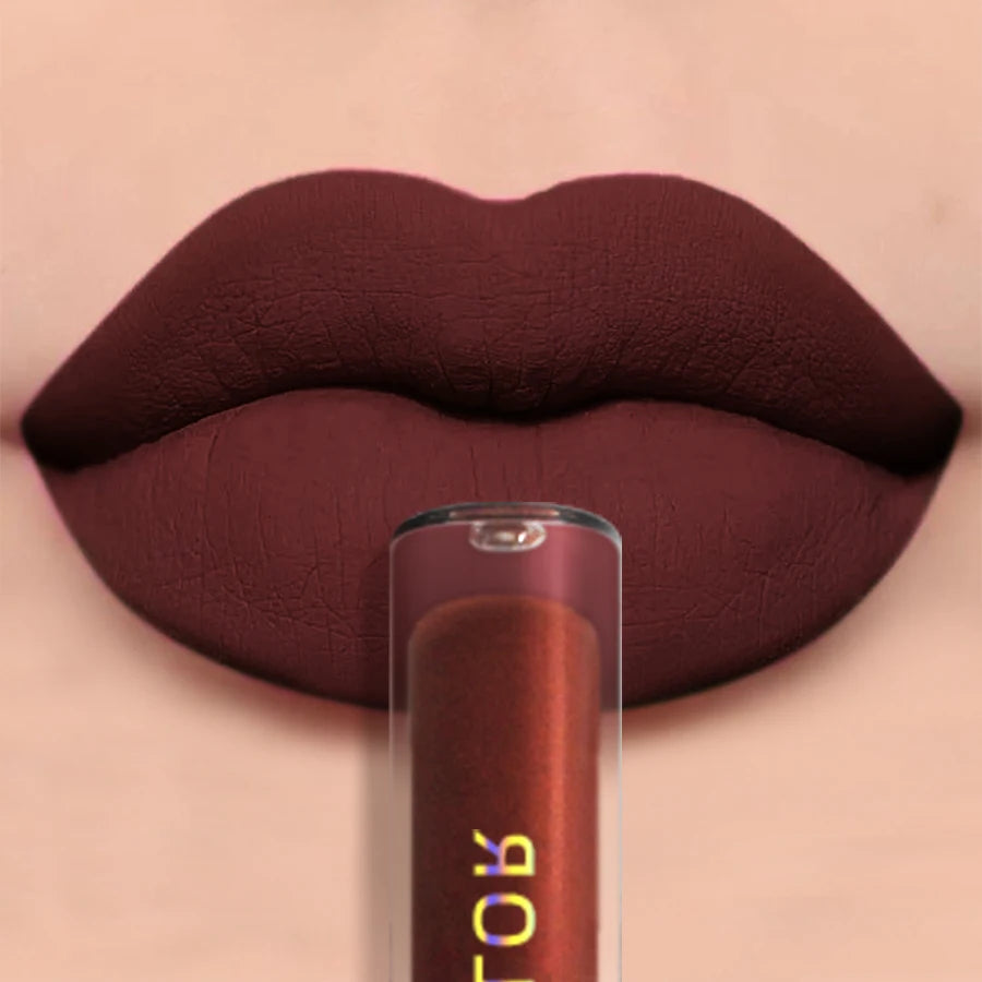 19-Color Matte Velvet Liquid Lipstick