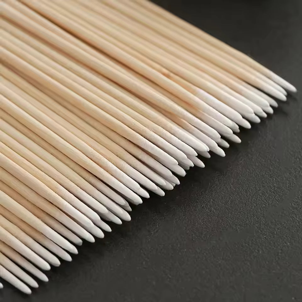 Disposable Wooden Cotton Tip Sticks