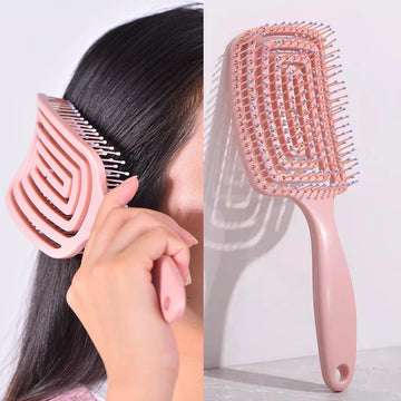 Elastic Vented Massage Comb