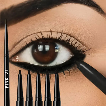 5-Pack Waterproof Black Eyeliner Pencils