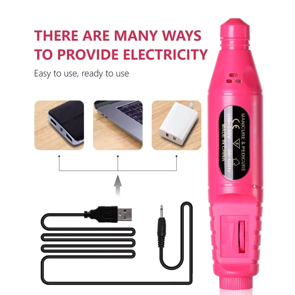 6-in-1 Electric Nail Drill Kit