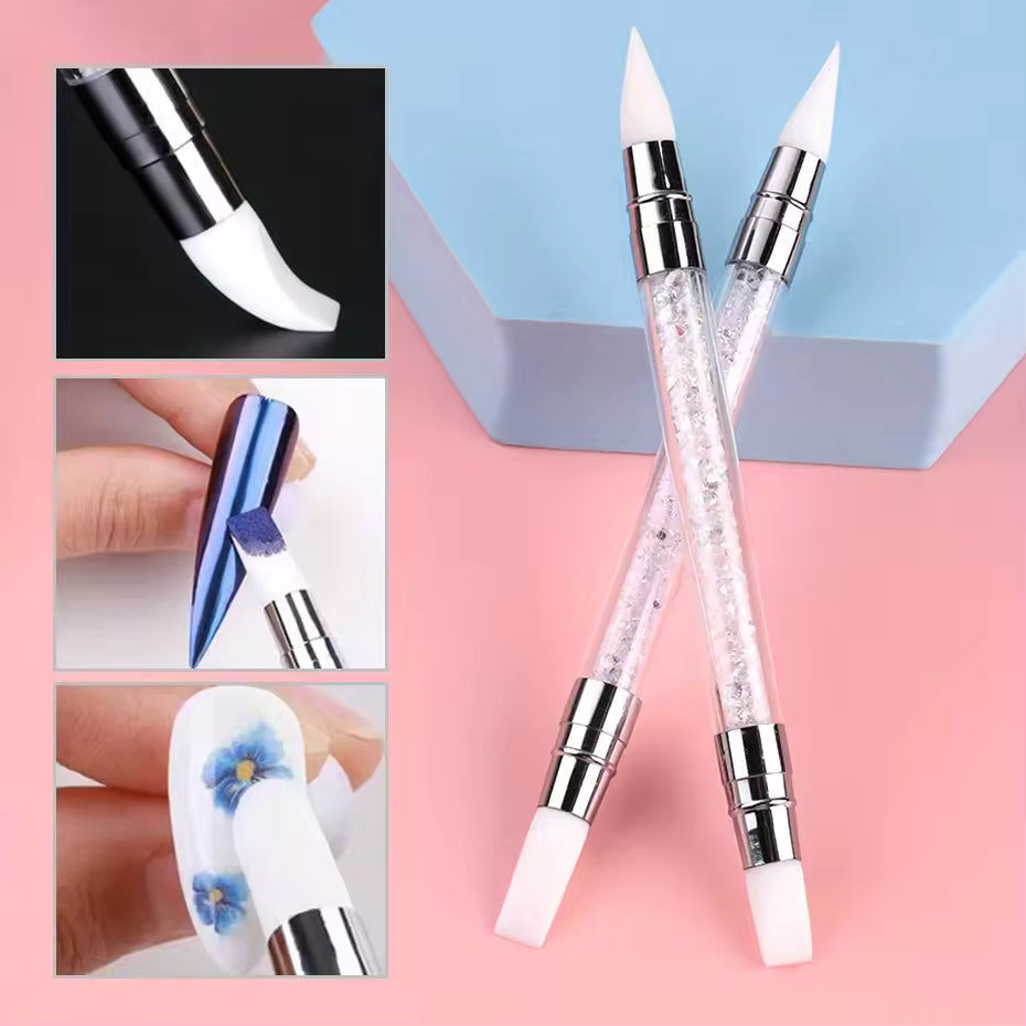 Double-Ended Silicone Nail Art Pen