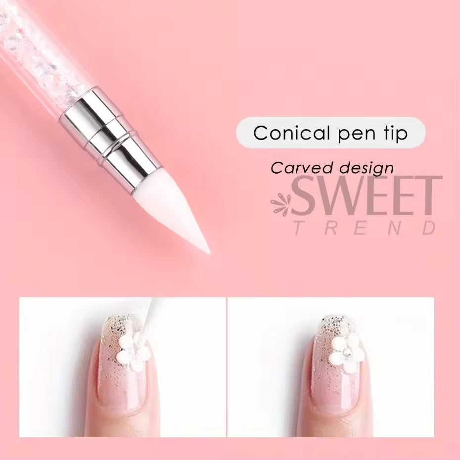 Double-Ended Silicone Nail Art Pen