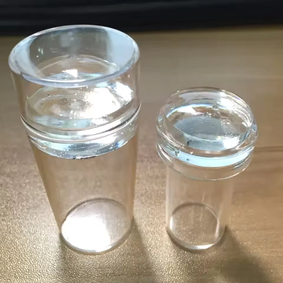 Transparent Silicone Nail Art Stamping Kit