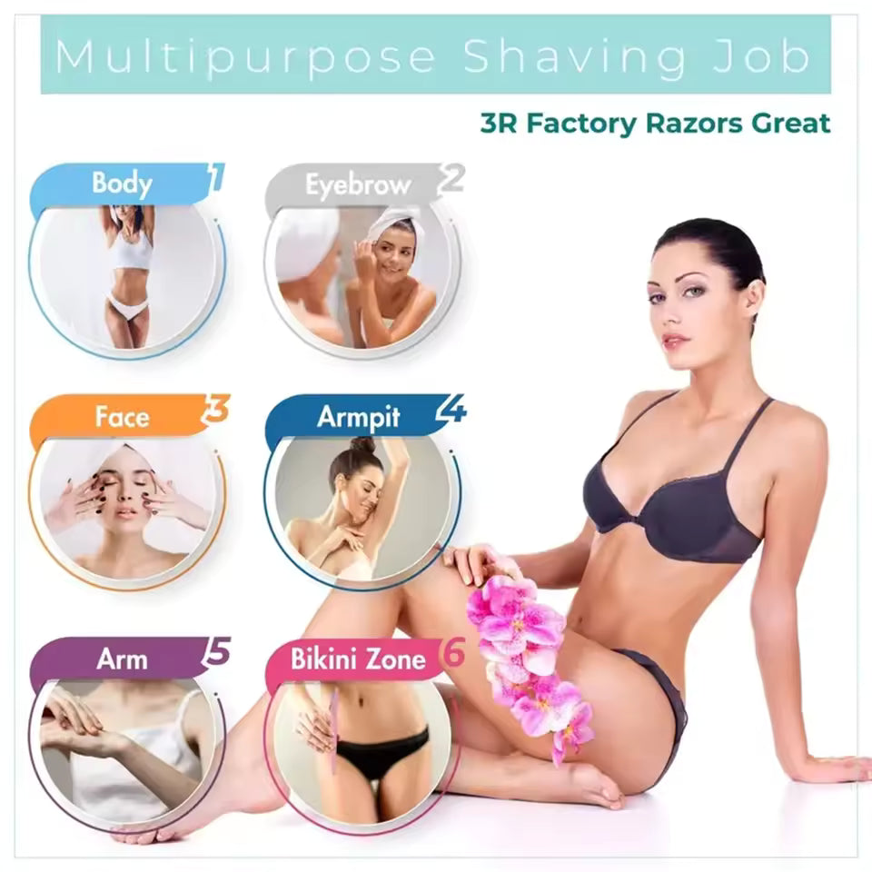 Eyebrow and Face Razor Set