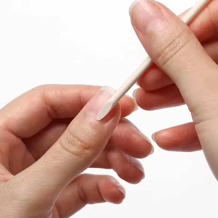 Wooden Cuticle Pusher Sticks