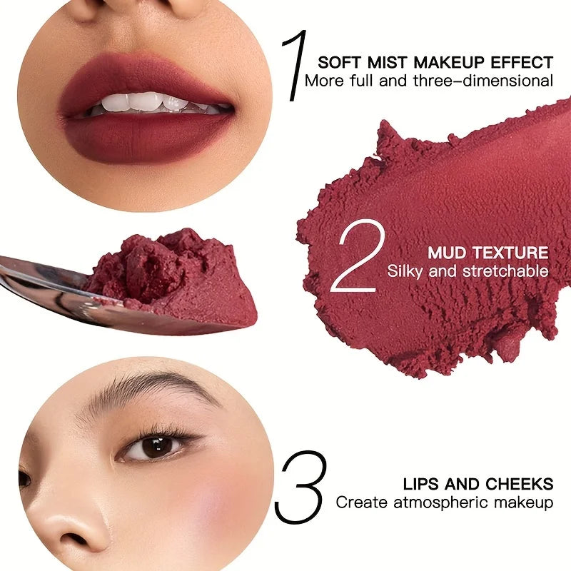 19-Color Matte Velvet Liquid Lipstick