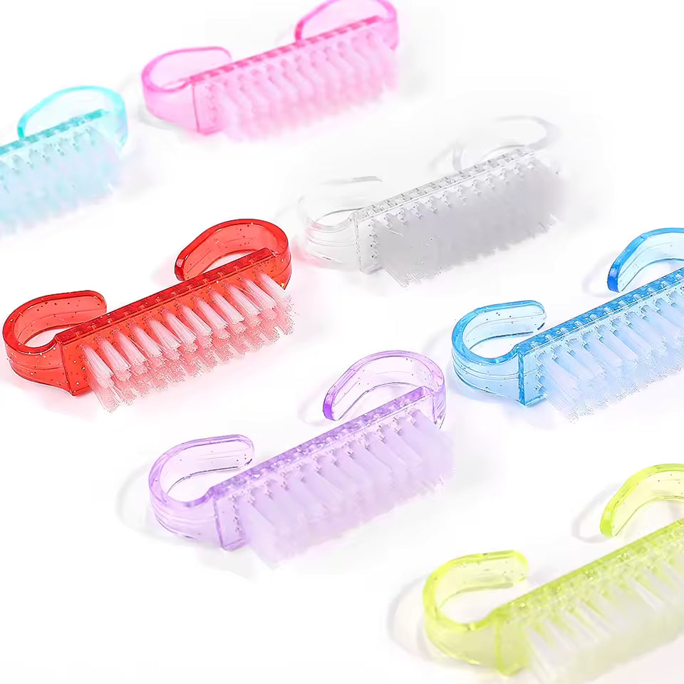 Multicolor Nail Cleaning Brushes