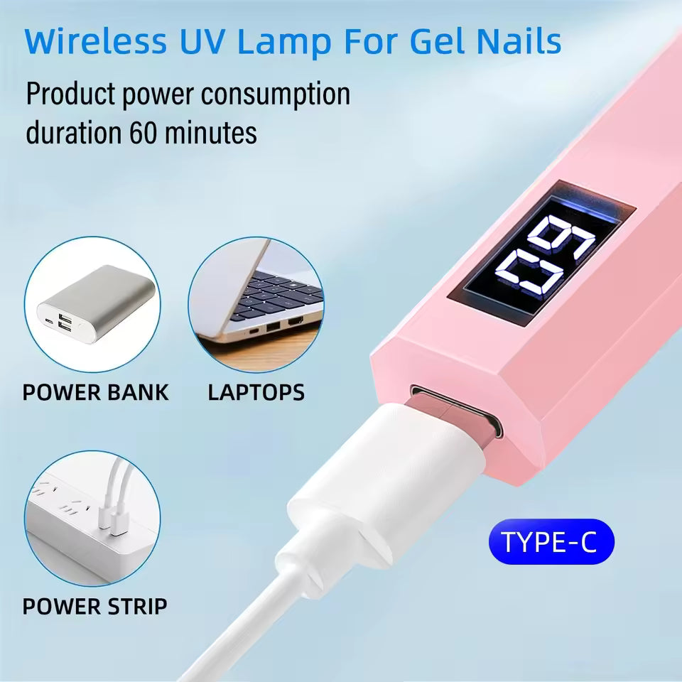 Handheld Rechargeable Nail Dryer Lamp