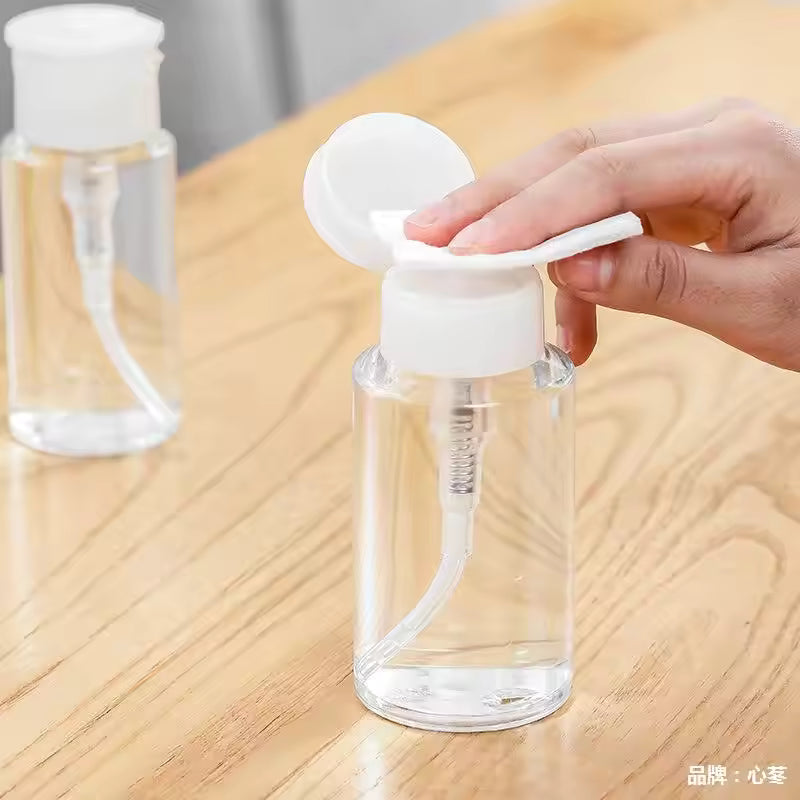 Refillable Push-Down Dispenser Bottle