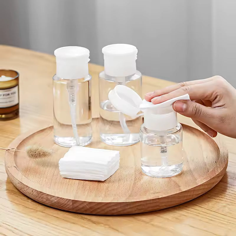 Refillable Push-Down Dispenser Bottle