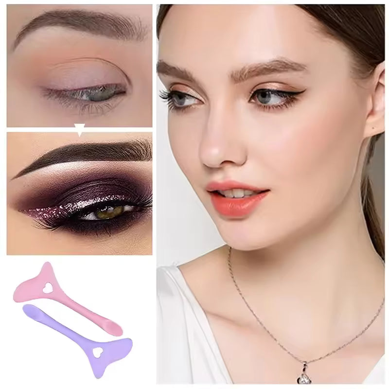 Multi-Functional Silicone Eyeliner Stencil & Lipstick Guide
