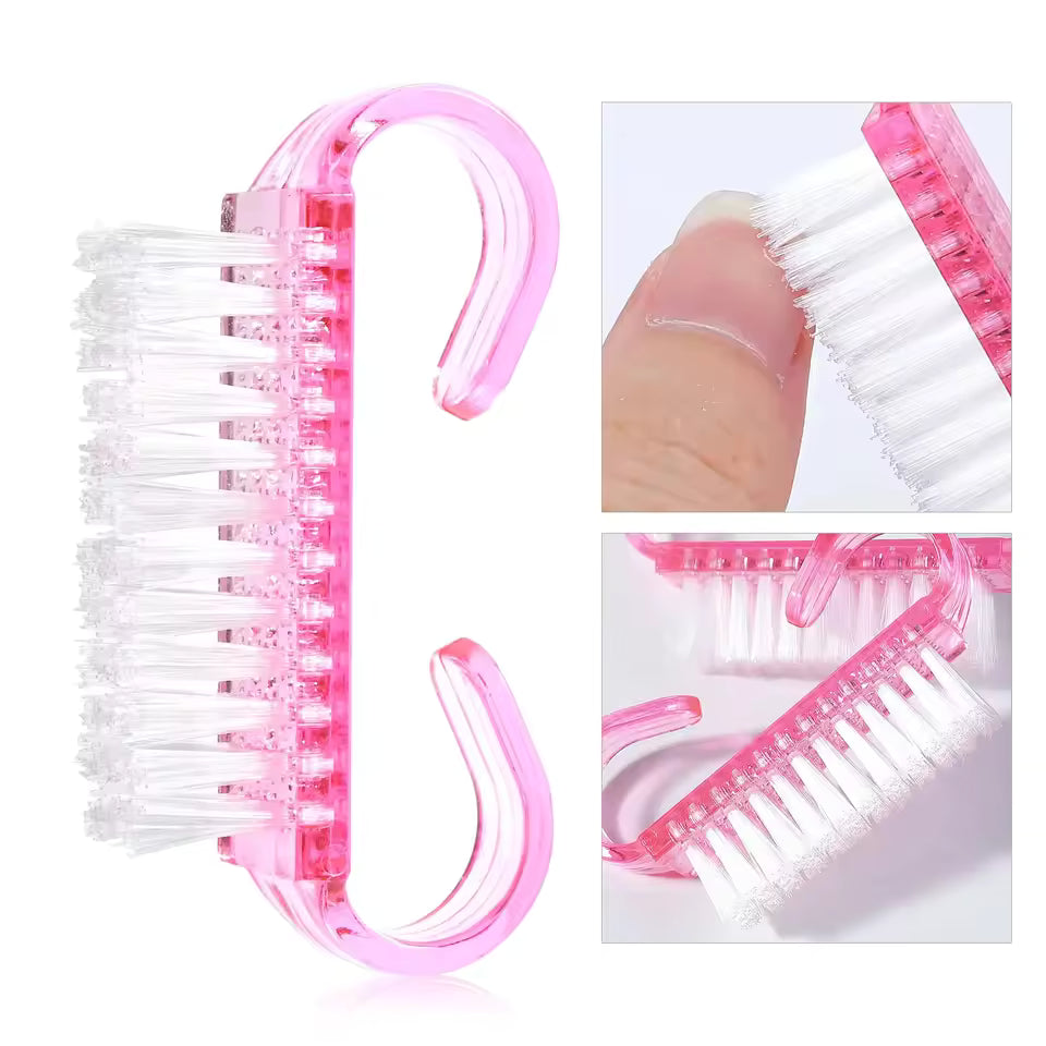 Multicolor Nail Cleaning Brushes