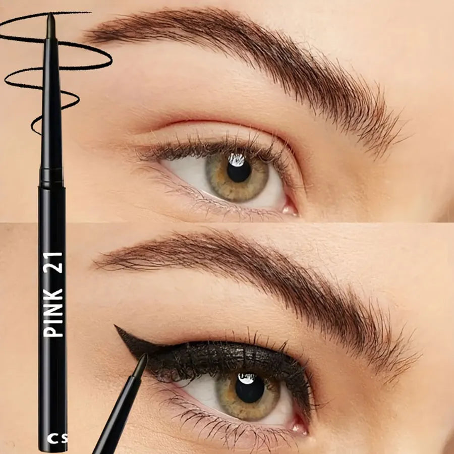 5-Pack Waterproof Black Eyeliner Pencils