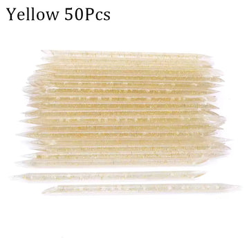 Reusable Double-Ended Crystal Cuticle Pusher Sticks
