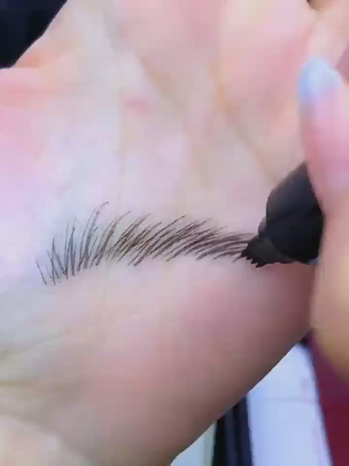 Four-Pronged Waterproof Eyebrow Pencil