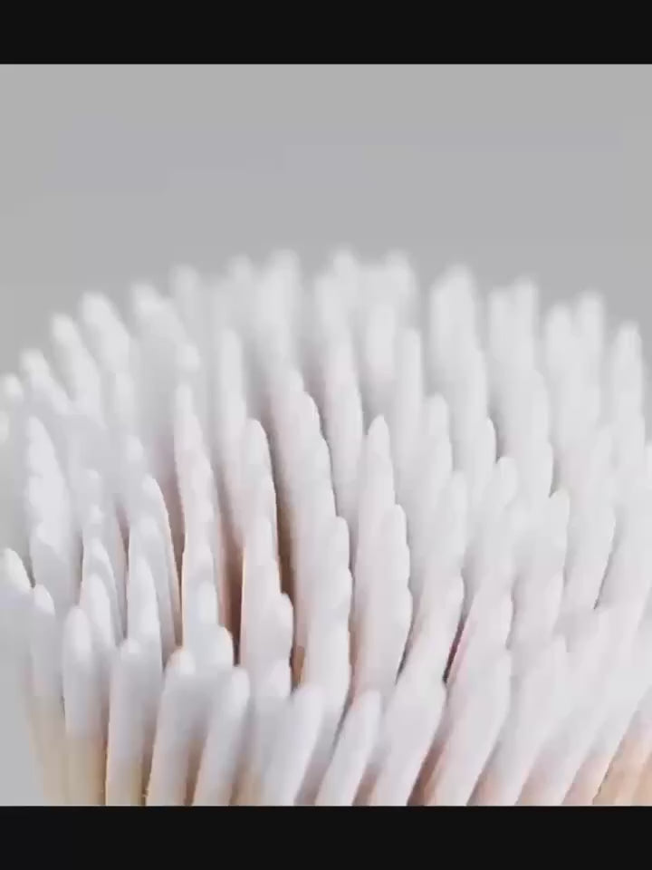 Disposable Wooden Cotton Tip Sticks