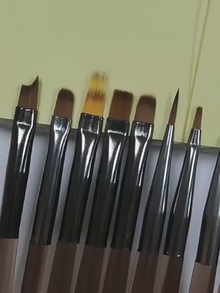 9pcs Professional Nail Art Liner Brush Set