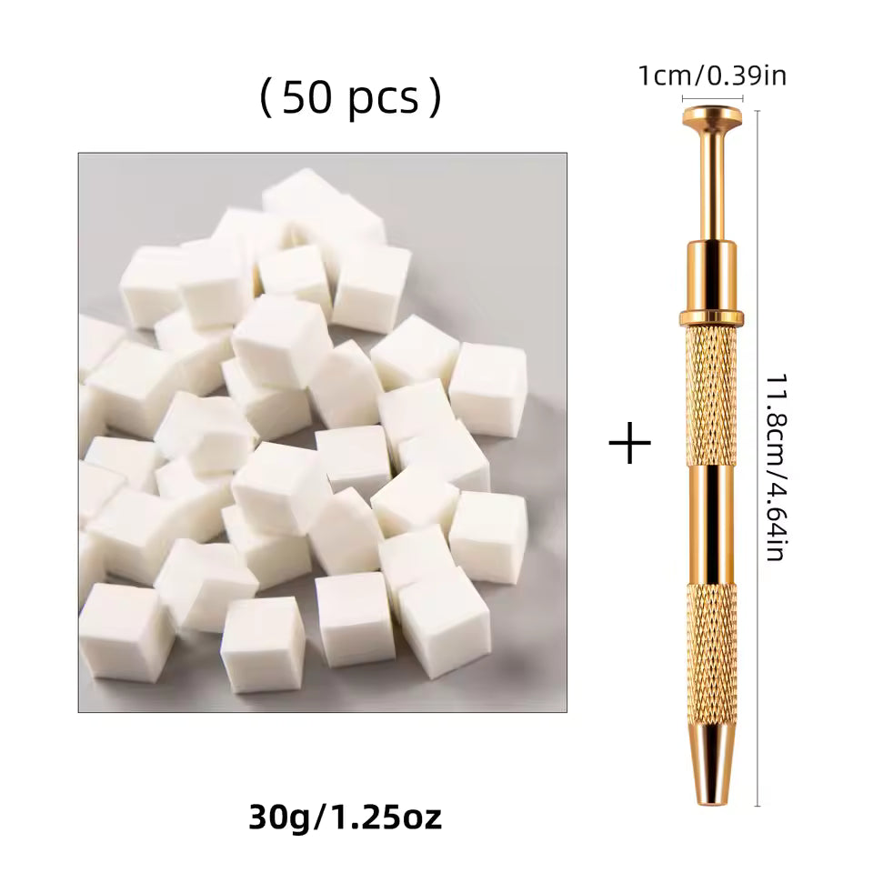 50/25pcs Nail Art Sponge Set